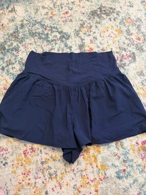 Aerie Cross Over Flowy Shorts